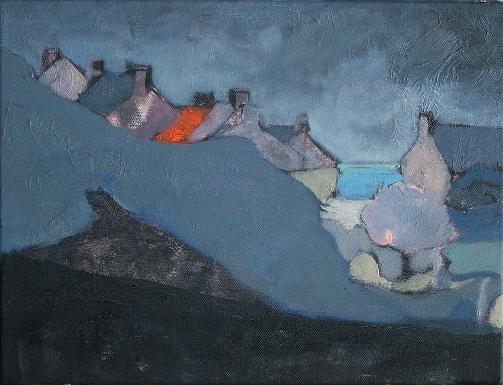 Lumieres dans le Cotentin - 5F - huile sur toile